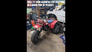 Will this Honda 350X run again after sitting for 15 years?