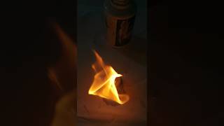 Acetone Experiment By Fire | Home Made Experiment Fire #experiment #zeroinvention #fire #science