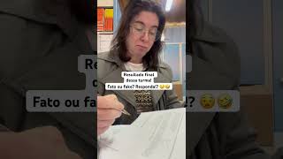 #memes #shortsvideo Vida de Professora, fato ou fake? Responda aqui ! Se inscreva!