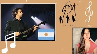 Española Reacciona a #SODASTEREO Musica #ArgentinaRock