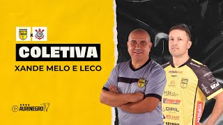 COLETIVA PRÉ-JOGO (JARAGUÁ FUTSAL x CORINTHIANS) - XANDE MELO E LECO