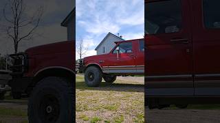 1996 F250 straight pipe start up #foryou #obs #shorts