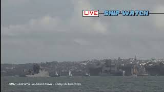 HMNZS Aotearoa - Auckland Arrival