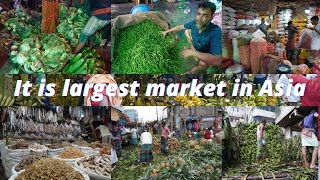 It is the largest market in the Asian continent | Curries Fruits Dry Fish Groceries etc | Live Video