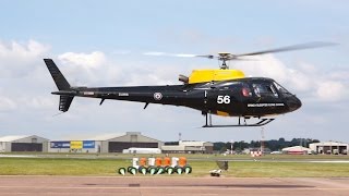 Eurocopter AS-350BB Squirrel HT1 RAF Royal Air Force departure on Wednesday RIAT 2014