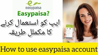 How to use easypaisa mobile account ! Malik hamza yt official !