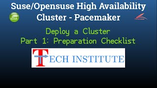 Suse/Opensuse HA Cluster - Pacemaker || Part 1: Deploy a Cluster - Preparation Checklist