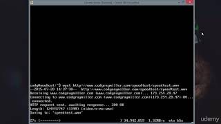 17   Testing Download Speed with wget