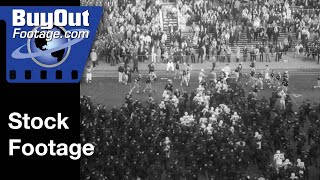 Army - Air Force Football Rivalry 1965 | Stock Footage