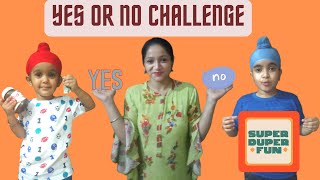 Yes or No challenge | Family Fun Video | Challenge Video | Ekam Fateh Vlogs