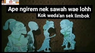 Obrolan..! Wayang Limbok wayang cangik Bersama Wayang Bagong Dan Pak Gundol