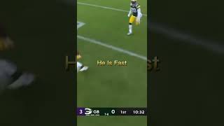 Keisean Nixon Kick Return Touchdown Against The Vikings🥶🥶#shorts #nfl #packers #vikings #viral