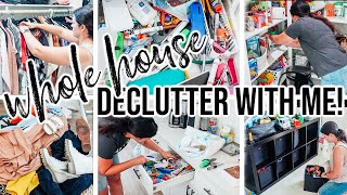 *NEW* DECLUTTER MY WHOLE HOUSE WITH ME | REAL LIFE MESSY HOUSE | TWO  FULL DAYS OF DECLUTTERING