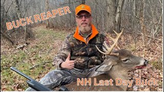 Big Buck on the Last day of NH season! - Buck Reaper