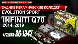 Задние керамические колодки Evolution Sport Z26 Артикул Z26-1347