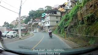 Trajeto rápido da Japuíba ao Parque das Palmeiras - via Rua Prefeito João Galindo e Balneário.