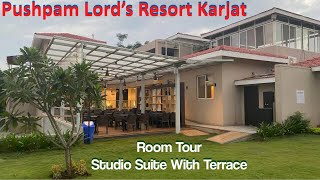 Pushpam Lord’s Resort Karjat | Room Tour | Studio Suite with terrace | Sanskruti Resort | Jacuzzi