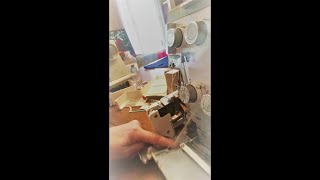 HOW SERGERS WORK (UP CLOSE VIEWS)- EASY TIMING FIX!