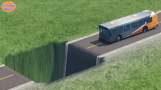 Cars vs Square Pit - BeamNG.drive