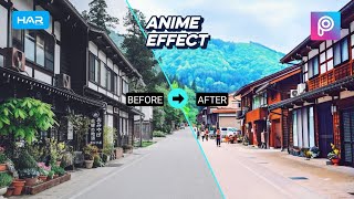 ANIME EFFECT IN 3 STEP - PICSART TUTORIAL MAGIC FLORA EFFECT