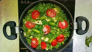 Gokulakanta, Spinach Recipe with Brinjal & Tomato 🌿🌿 #palak#goodfood