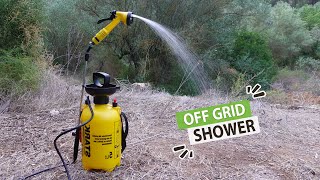 Simple Off Grid Shower... Under 20 Euros???