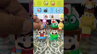 Lego Mario Ice And Lego Luigi Frog Swap Power Up Suits #lego #short #shorts #viral