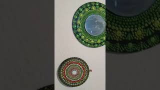 very easy dot mandala mirror....