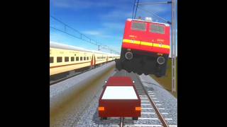 Indian train crossing3d accident gameplay