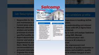 #salcomp#hiring#multiple#job#automation#quality#process#share#resume#jobsearch#company#website#ems🔥⚡