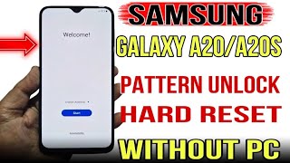 Samsung A20 Hard Reset || Pattren Unlock || How to Unlock Pattren Galaxy A20|| Frp Bypass .