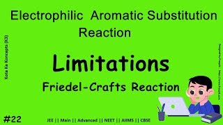 Limitations of Friedel-Crafts reactions || JEE Main || Advanced || NEET || CBSE || In Hindi