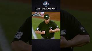 Joe west, Recibe pelotazo de foul #mlb #baseball