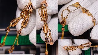 2 gram gold earrings new design \\ gold earrings designs || earrings gold designs 2023