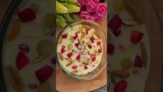 गर्मियों में बनाये ठंडा ठंडा फ्रूट कस्टर्ड🍓| #shorts #fruitcustard #iftarrecipe #trending #dessert |