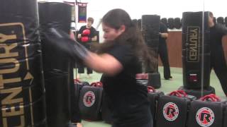 Saturday Morning Kickboxing at our Fairfield, CT Dojo