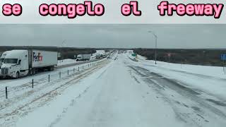 MAL CLIMA EN TEXAS NIEVE Y   MUCHO HIELO  ⛄️ ☃️ 🌨 🏔