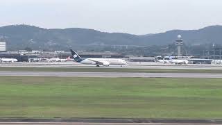 787-9 Dreamliner Aeromexico decolagem em Cumbica