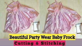 Designer baby frock cutting and stitching | 5-6year baby frock cutting & stitching | DIY baby frock