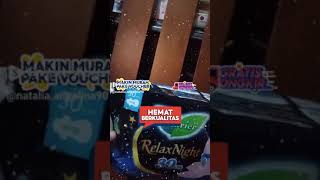 Pembalut Wanita Laurier Relax Night 30cm isi 16 Pads