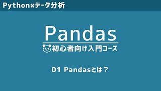 Pandas入門① | Pandasとは？Pandasを学習すべき3つの理由