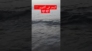 البحر في أكتوبر ❤️❤️🌹🥰