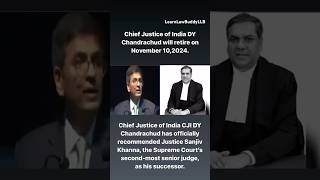 #cji #nextcji #justice #judge #seniorjudge #supremecourt #successor #51st #currentaffairs #shorts