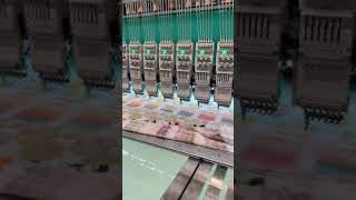 6color 78heads embroidery machine with high speed 1050rpm/min