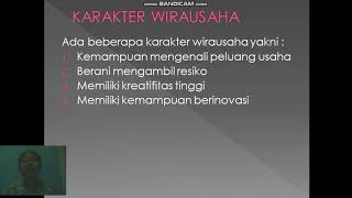 TIPE DAN KARAKTER WIRAUSAHA