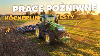 PRACE POŻNIWNE 2023! TESTY w GR Hładki - KÖCKERLING REBELL CL 500T & JOHN DEERE 7250R ☆ ☆ AW ™