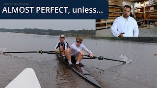 Helping Denmarks fastest U18 pair - detailed video analysis #rowingtechnique