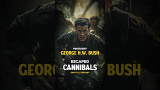 George Bush Escapes Cannibals - #shorts #cannibals #ushistory