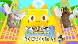 WE DID OUR FIRST REBIRTH ! Pet sim 99