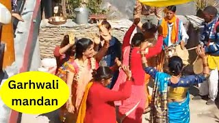 Danda Nagraj Mandan| Gram Birsani Pauri Garhwal | Dhol damo Mandan| Himalayan life